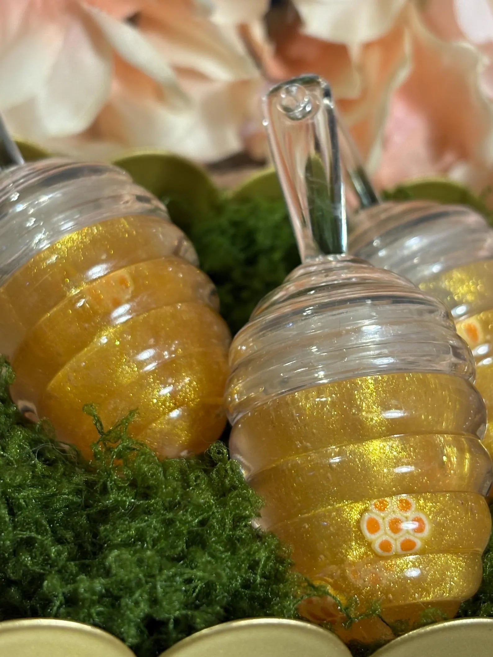 Honeysuckle Sparkly Lip Gloss