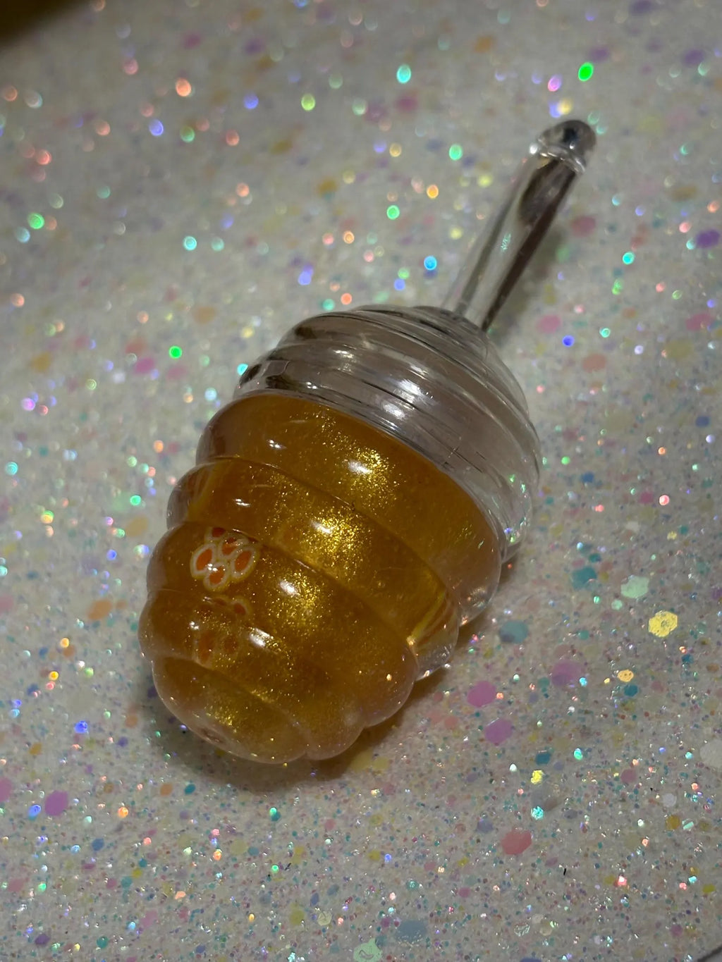 Honeysuckle Sparkly Lip Gloss