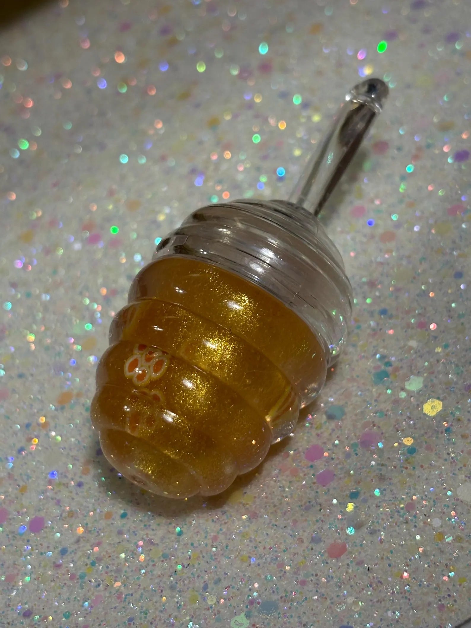 Honeysuckle Sparkly Lip Gloss