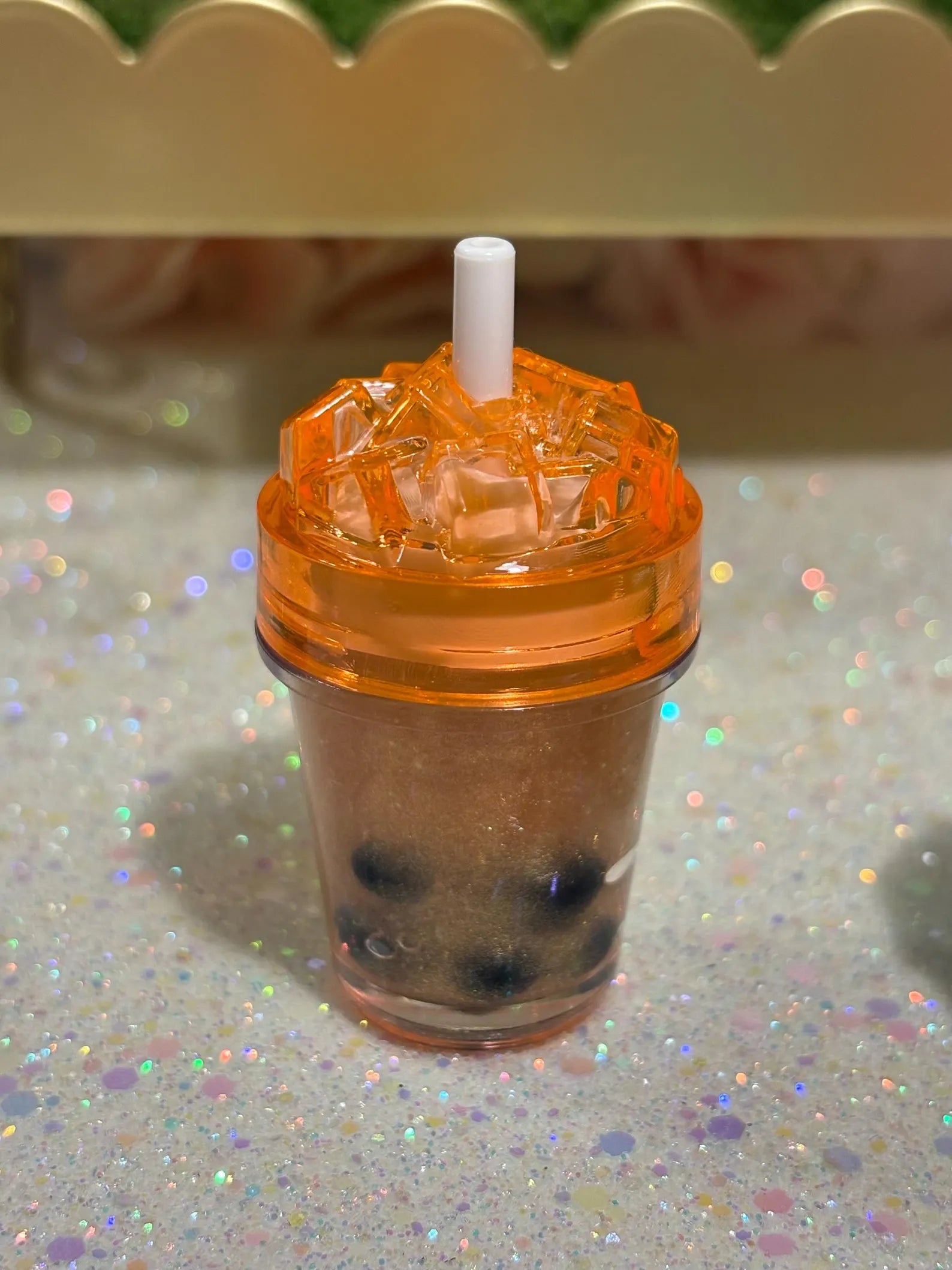 Sparkly Boba (Bubble) Tea Lip Gloss