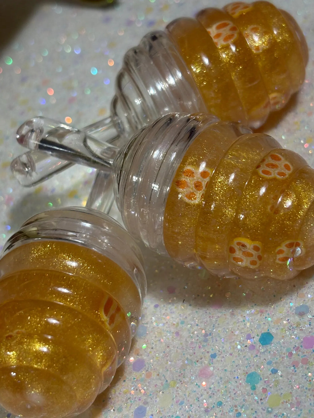 Honeysuckle Sparkly Lip Gloss