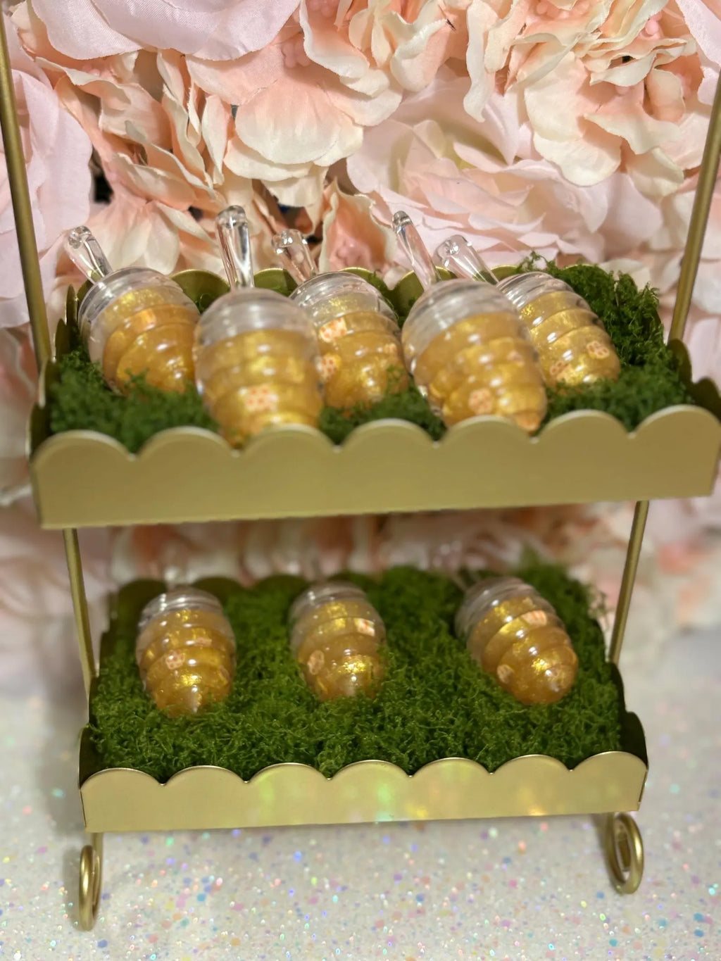 Honeysuckle Sparkly Lip Gloss