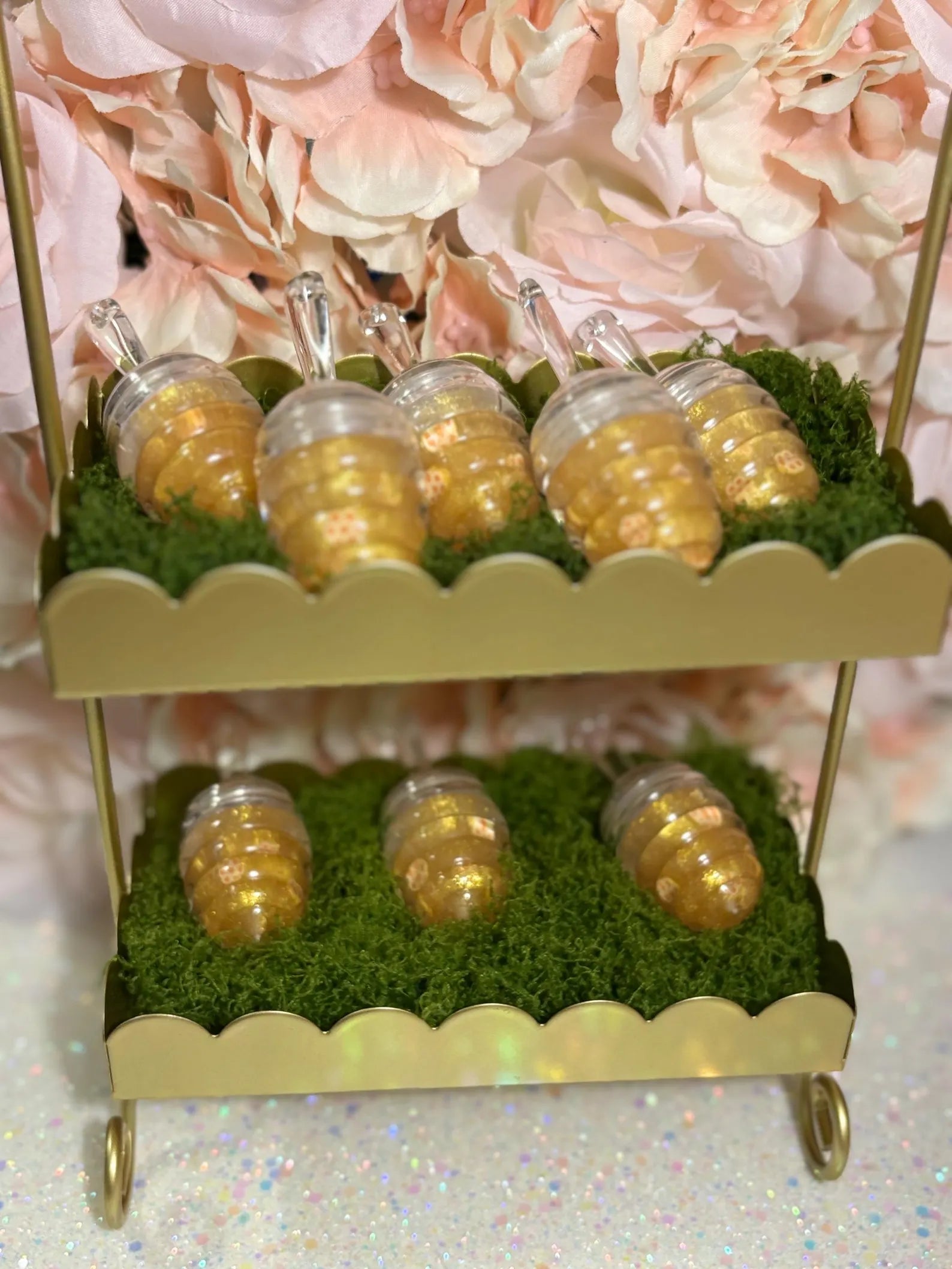 Honeysuckle Sparkly Lip Gloss