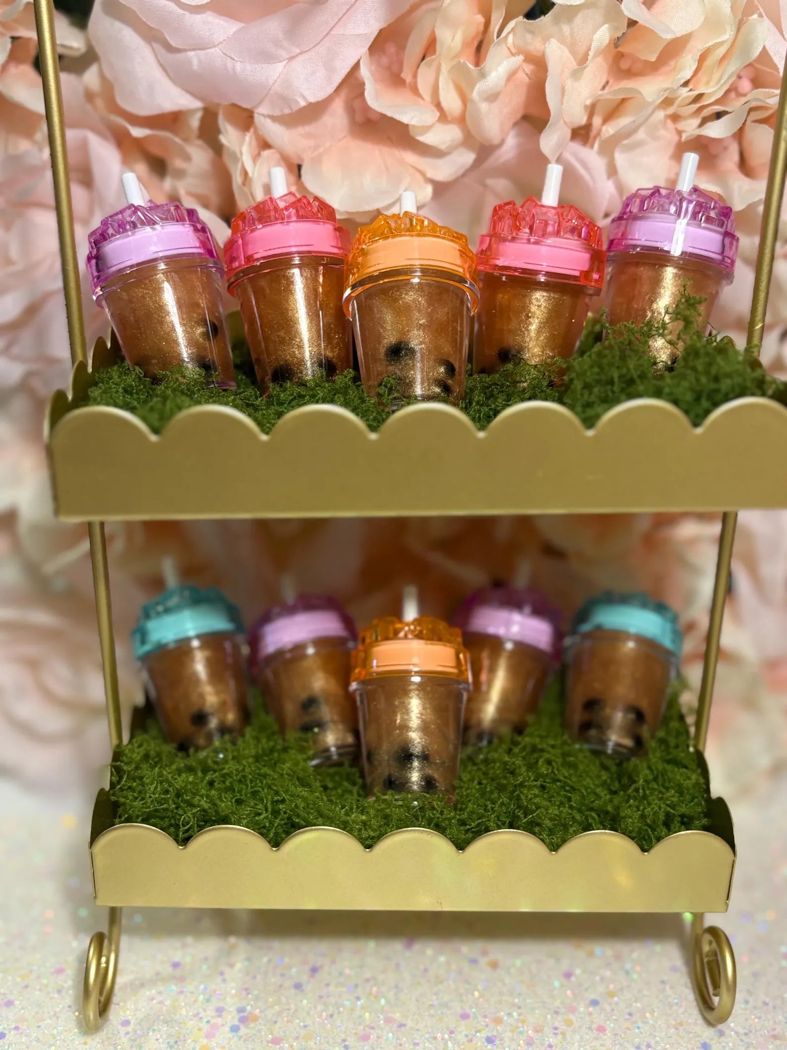 Sparkly Boba (Bubble) Tea Lip Gloss