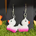Vegetable Medley Duck Earrings Dangles | Hypoallergenic Stainless Steel | Nickel-Free & Sensitive Skin Friendly