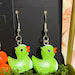 Vegetable Medley Duck Earrings Dangles | Hypoallergenic Stainless Steel | Nickel-Free & Sensitive Skin Friendly